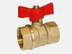 Кран шаровый DN-20 СТАНДАРТ 230 бабочка ВхВ ГАЛЛОП 